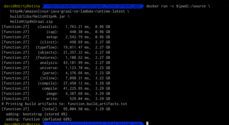 graalvm output